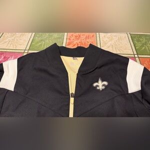 Rare Mens NFL Nike New Orleans Saints Jacket On Field Apparel XL Extra Large